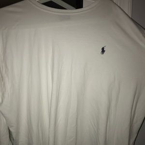 Polo Ralph Lauren White Long Sleeve T Shirt